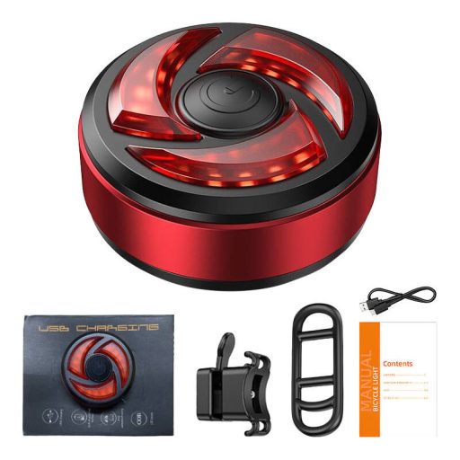 Hátsó kerékpárlámpa Superfire BTL02 – USB, 330 mAh, 3 mód