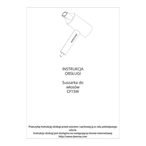 Deerma CF15W hajszárító