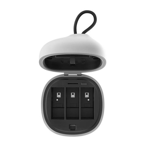 Allin doboz Telesin vízálló háromcsatornás töltő + 2 akkumulátor GoPro Hero 12 / Hero 11 / Hero 10 / Hero 9 kamerákhoz (GP-BTR-905-GY-B)