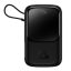 Baseus Qpow PRO Powerbank kábellel, 10000mAh, 22,5W (fekete)