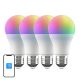 Smart LED BLU bulbs Broadlink LB4E27 RGB (4 pieces)