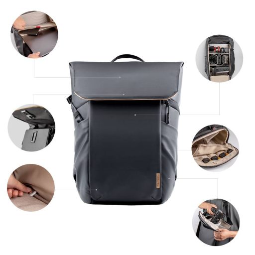PGYTECH OneGo Air 25L fotós hátizsák (fekete)