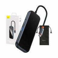   Baseus 4 az 1-ben HUB adapter USB-C - 4xUSB 3.0 (sötétszürke)