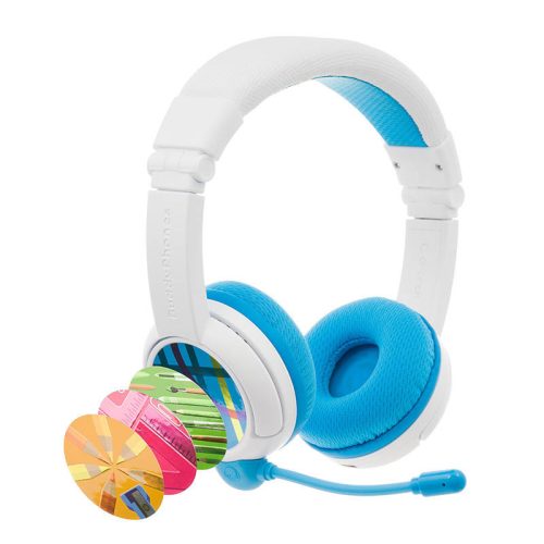 Wireless headphones for kids BuddyPhones School+ (Blue)