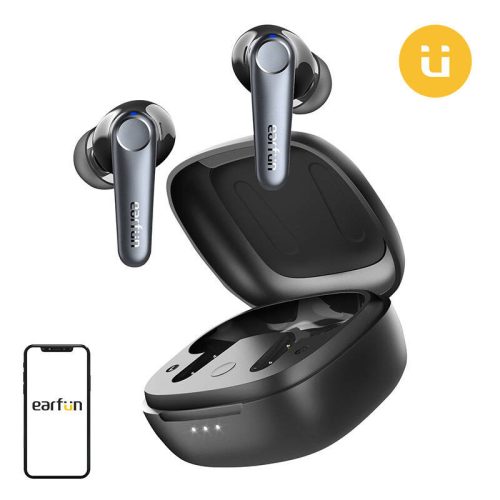 EarFun Air Pro 3  Vezeték nélküli TWS fülhallgató, ANC (Fekete)