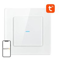 Érintőkapcsoló WiFi Avatto N-TS10-W1 Single TUYA (fehér)
