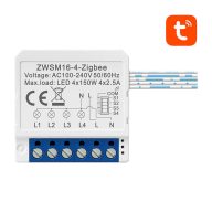 ZigBee Avatto ZWSM16-W4 TUYA intelligens aljzat kapcsoló