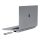 USB-C docking station / Hub for MacBook Pro 13" / 14" INVZI MagHub 12in2 with SSD tray (gray)