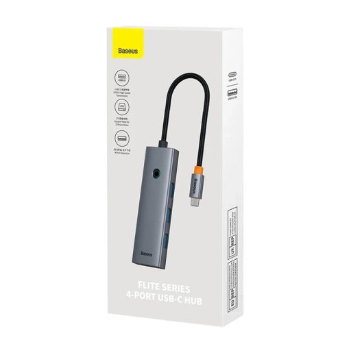 Baseus UltraJoy USB-C  4 az 1-ben USB 3.0 (szürke)