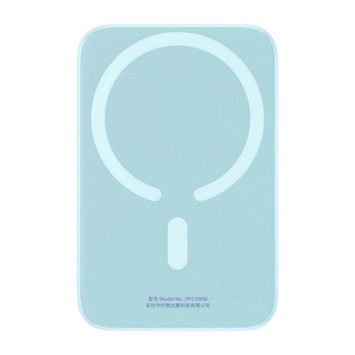 Baseus Magnetic Mini, vezeték nélküli powerbank, MagSafe, 6000mAh, USB-C, 20W (kék)