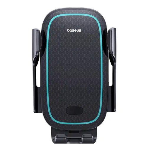 Baseus MilkyWay Pro wireless autós telefontartó, töltő, 15W (fekete)