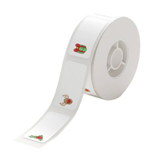 Niimbot termikus címkék T matricák 12x30mm 210 db (karácsony)