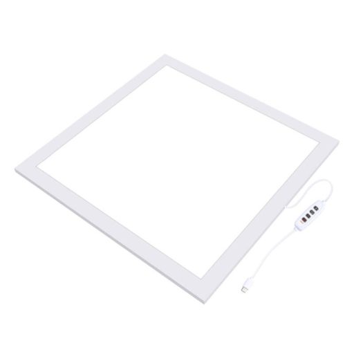 Árnyék nélküli LED Puluz lámpatest 1200 lumen, 33.3cm x 33.3cm hatásos terület