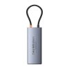 Baseus Metal Gleam II Series 6 az 1-ben hub USB-C, 3x USB 3.0, HDMI, USB-C PD, Ethernet RJ45