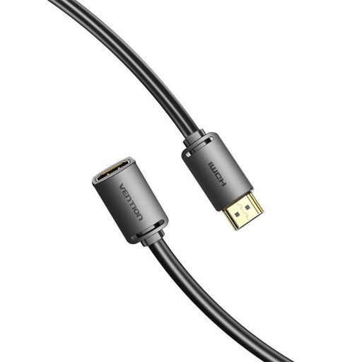 HDMI 2.0 férfi HDMI 2.0 női hosszabbító kábel Vention AHCBH 2m, 4K 60Hz, (fekete)