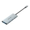 USB-C to HDMI, 3x USB 3.0, SD, TF, PD Hub Vention TOPHB 0.15m Gray