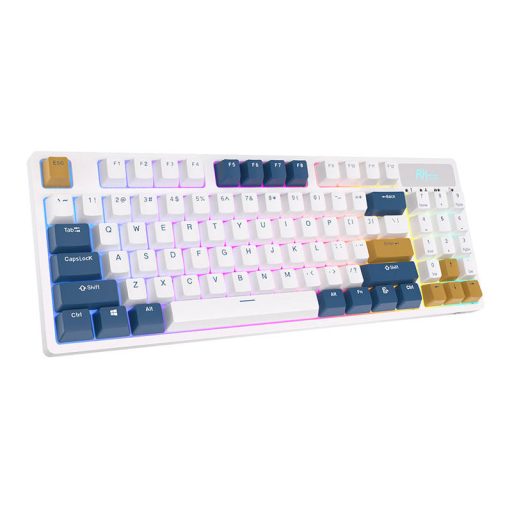 Vezeték nélküli mechanikus billentyűzet Royal Kludge RK89 RGB, Lemon kapcsoló (fehér) (QWERTY)