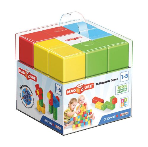 Magicube Color Recycled Crystal magnetic blocks 24 elements GEOMAG GEO-056