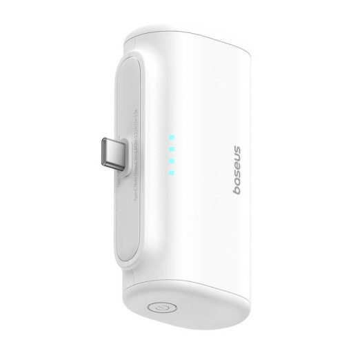 Baseus Compact powerbank, 5000mAh, 20W, USB-C (fehér)