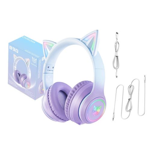 ONIKUMA B90 Gaming headset (kék/lila)