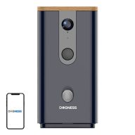 Intelligens, kamerás etetőgép T03 Dogness (Fekete)