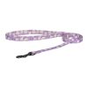 Dogness walking set leash 1,5m+harness for dog (pink)