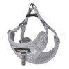 Cat set Dogness harness and leash 1,5m (Light Grey)