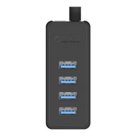 Orico W5P-030 USB-ről 4x USB 3.0 hub adapterre (fekete)