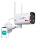 IP Outdoor camera WiFi DEKCO DC4L 2K QHD 270°