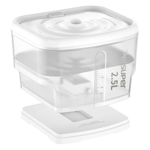 Intelligens szökőkút háziállatoknak Petsuper PW03 2,5L (fehér)