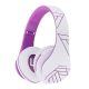 Wireless Headphones PowerLocus P2 (white-purple)