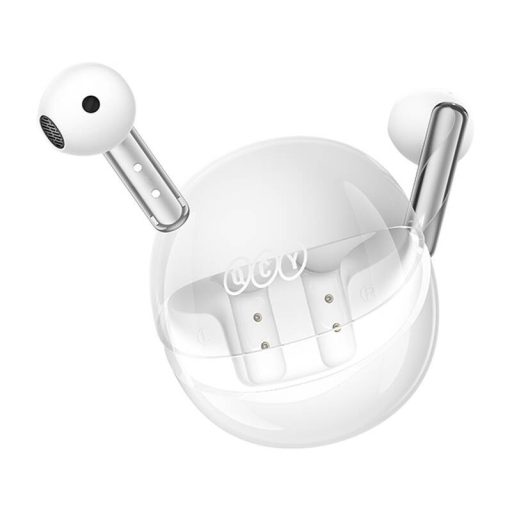 TWS QCY AilyBuds Clear T32 fejhallgató (fehér)