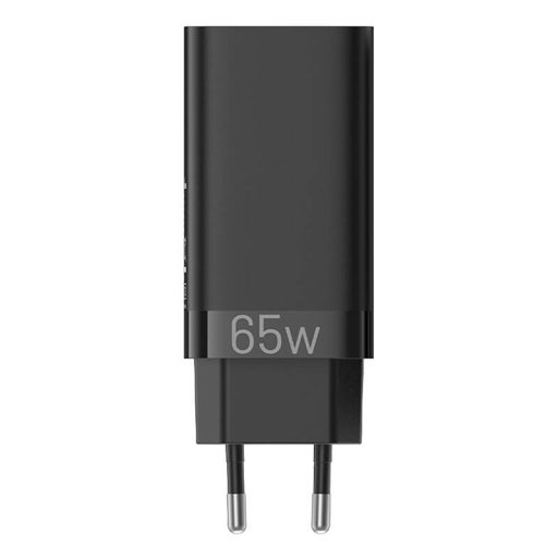 Vention FEDB0-EU 2xUSB-C 1xUSB-A 65W/30W/30W GaN hálózati töltő (fekete)