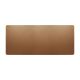 Monochrome leather mouse pad MIIIW (Brown)