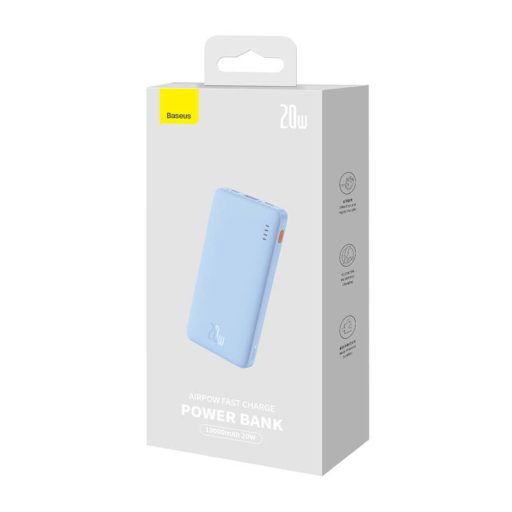 Baseus Airpow powerbank, 10000mAh, 20W (kék)