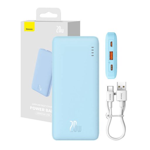 Baseus Airpow powerbank, 10000mAh, 20W (kék)