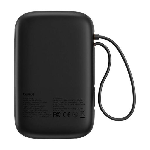 Baseus QPow 2 powerbank, 10000mAh, 30W, 2xUSB-C (fekete)
