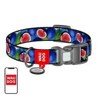 Waudog "Fig" nylon nyakörv QR kóddal, XL méret