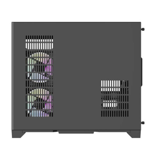 Darflash FT418 számítógépház + 6 ARGB ventilátor (fekete)