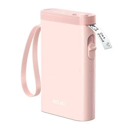 Nelko P21 termikus címkenyomtató (rózsaszín)
