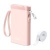 Nelko P21 thermal label printer (pink)