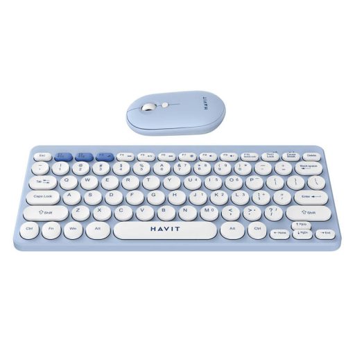 Havit KB279GCM vezeték nélküli 2 az 1-ben gaming szett billentyűzet + egér (kék) (QWERTY)