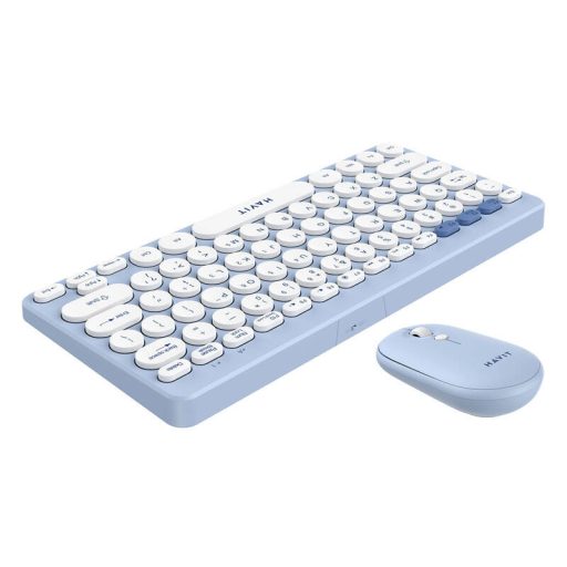 Havit KB279GCM vezeték nélküli 2 az 1-ben gaming szett billentyűzet + egér (kék) (QWERTY)