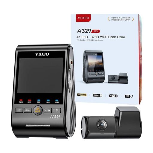 VIOFO A329 2CH 4K 60FPS + 2K WiFi, GPS