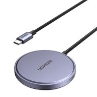   UGREEN W703 MagSafe mágneses vezeték nélküli töltő, 15W, 1.5m