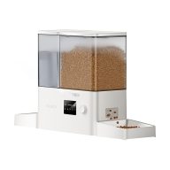 Rojeco Új 2 az 1-ben szökőkút és etető WiFi (fehér)