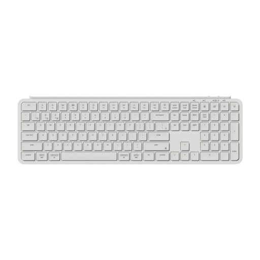 Ultra Slim Keychron B6 Pro 2.4G vezeték nélküli billentyűzet (fehér) [B6P-K8].