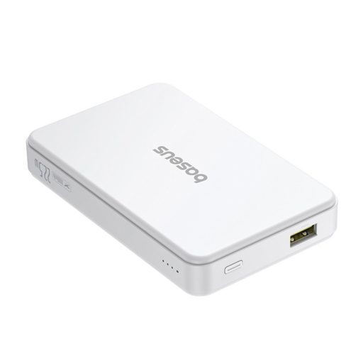 Baseus Airpow2 Qi2 mágneses powerbank 10000mAh 22.5W (fehér)