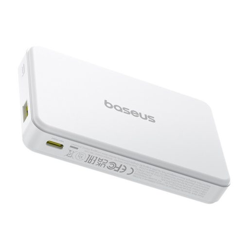 Baseus Airpow2 Qi2 mágneses powerbank 10000mAh 22.5W (fehér)