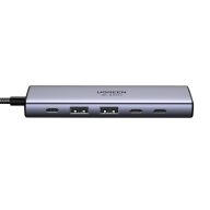   Ugreen CM511 USB-C hub, HDMI 4K 60Hz, 2x USB 3.2, 2x USB-C 3.2, PD